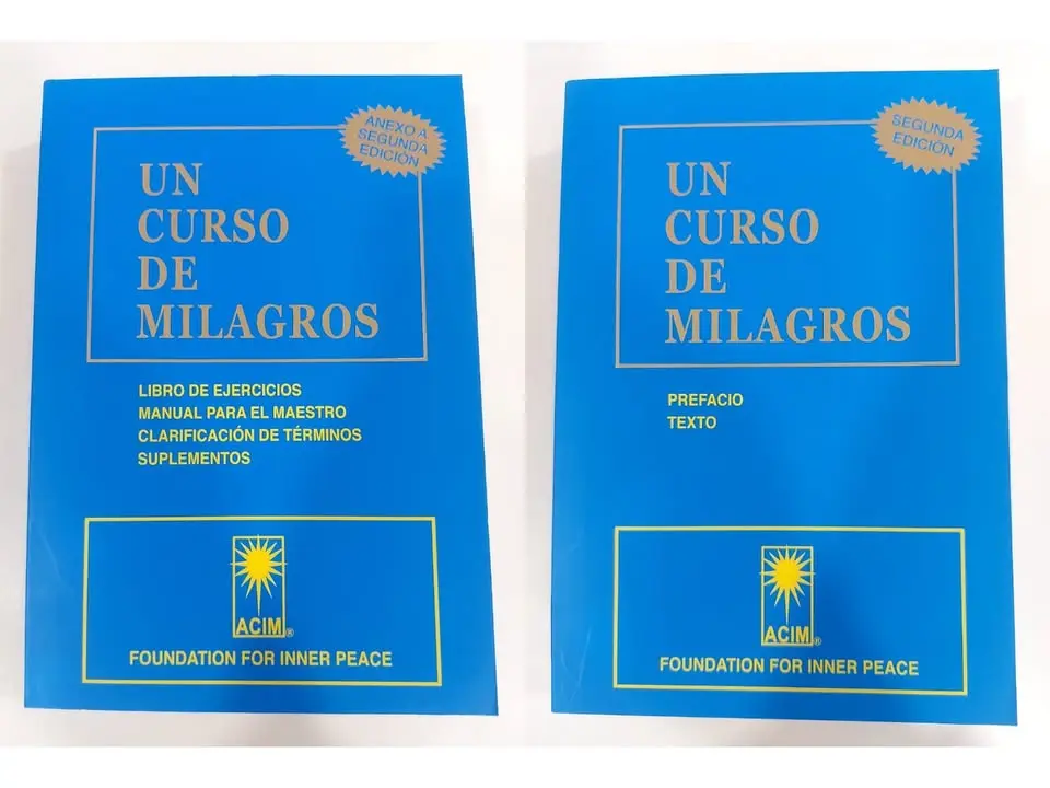 Libro un curso de milagros: Texto + Libro de ejercicios