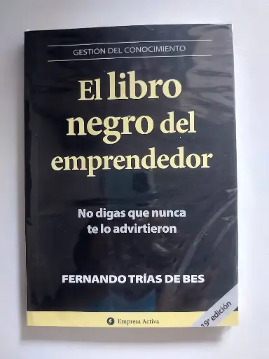 El libro negro del emprendedor Fernando Trias de Bes
